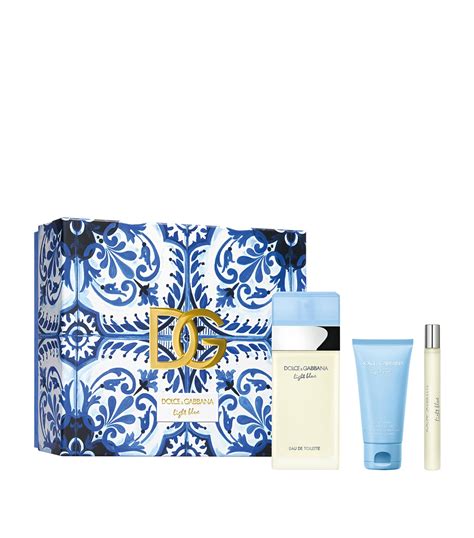 dolce gabbana loght blue guft set|d&g light blue set.